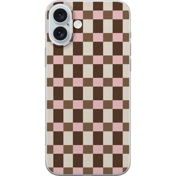 Kompatibelt Mobilskal till Apple iPhone 16 Plus Neapolitan Check flerfärgad
