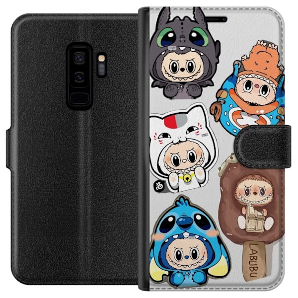 Samsung Galaxy S9+ Lompakkokotelo Labubu hahmokokoelma - Pop M