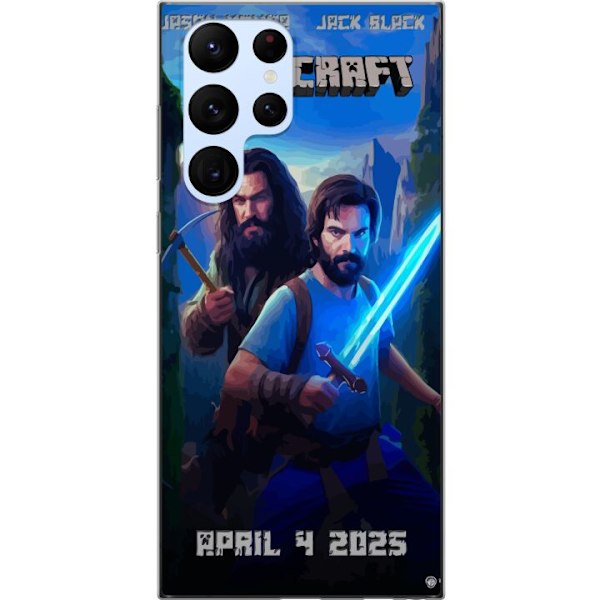 Samsung Galaxy S22 Ultra 5G Genomskinligt Skal A Minecraft Mov