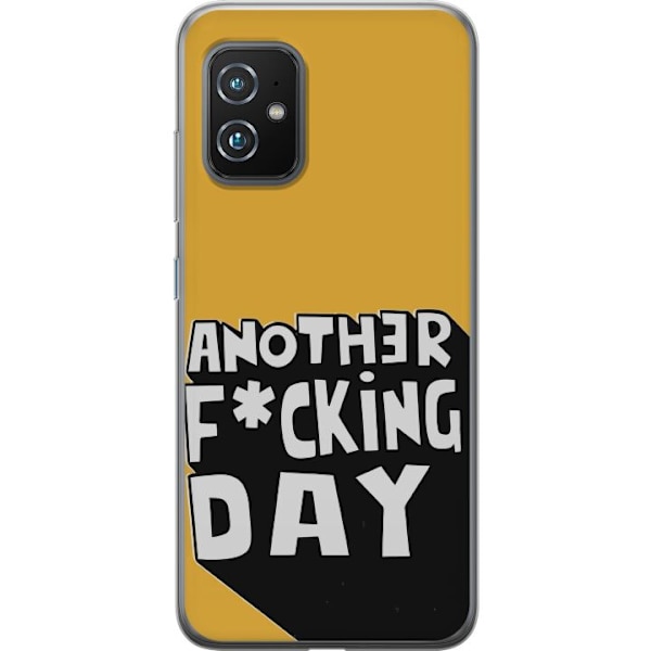 Asus Zenfone 8 Läpinäkyvä kuori Another Day Tekstimotiivi Huumori Katumuoti Graafinen Rohkea Tyyli Suosittu Elämäntapa Kaupunkimuoti Design
