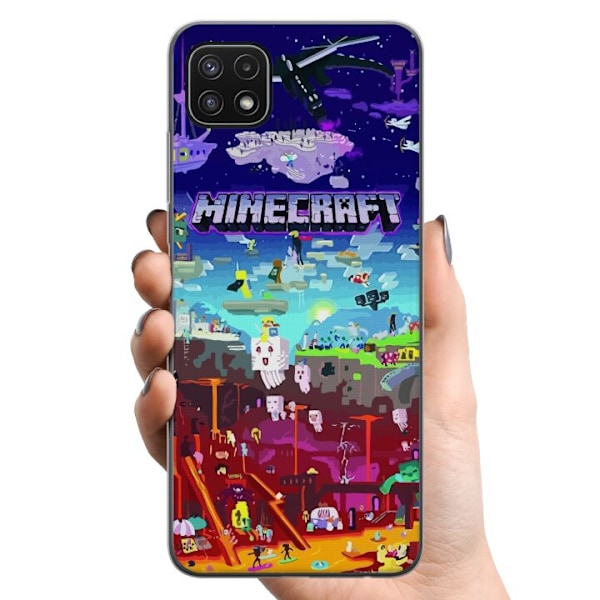 Samsung Galaxy A22 5G TPU Mobildeksel MineCraft