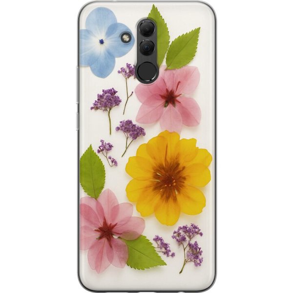 Huawei Mate 20 lite Läpinäkyvä kuori Painetut kukat