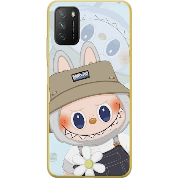 Xiaomi Poco M3  Läpinäkyvä kuori Labubu hattuineen - Pop Ma