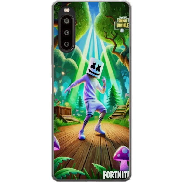 Sony Xperia 10 II Läpinäkyvä kuori Fortnite