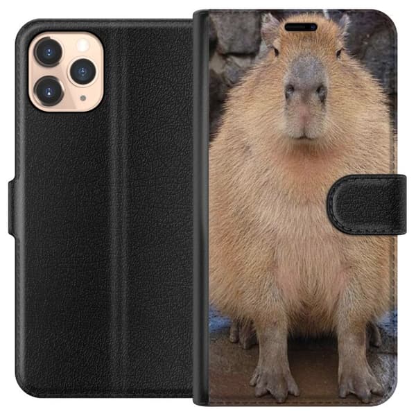 Kompatibelt Plånboksfodral till Apple iPhone 11 Pro Capybara