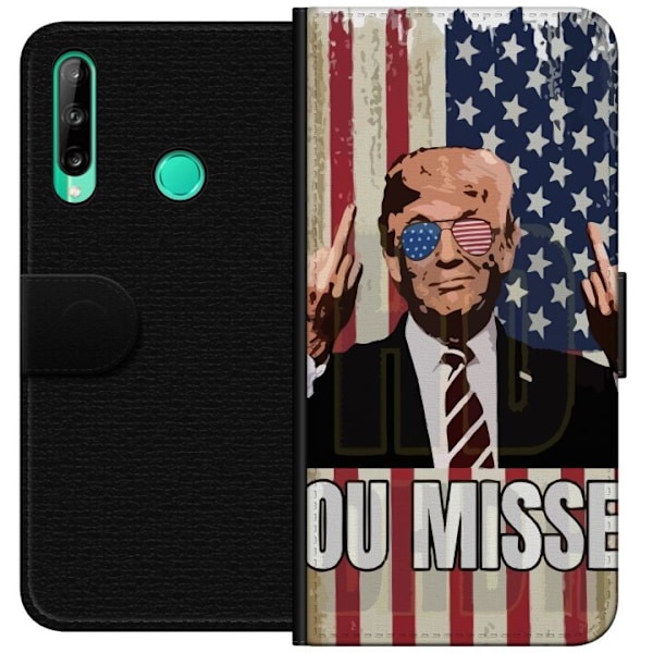 Huawei P40 lite E Lompakkokotelo Trump