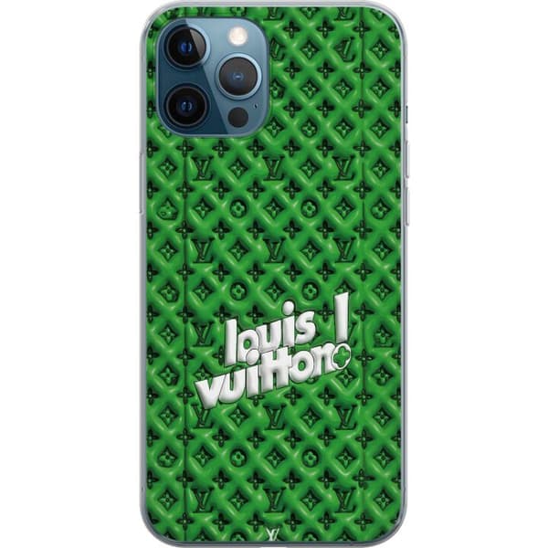 Kompatibelt Mobildeksel til Apple iPhone 12 Pro Inspirert grønt monogram med logo grønn