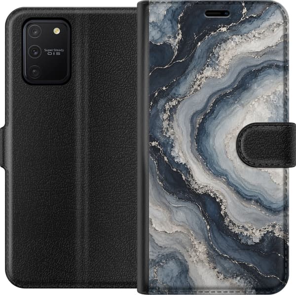Kompatibel Tegnebogsetui til Samsung Galaxy S10 Lite Nattagat blå