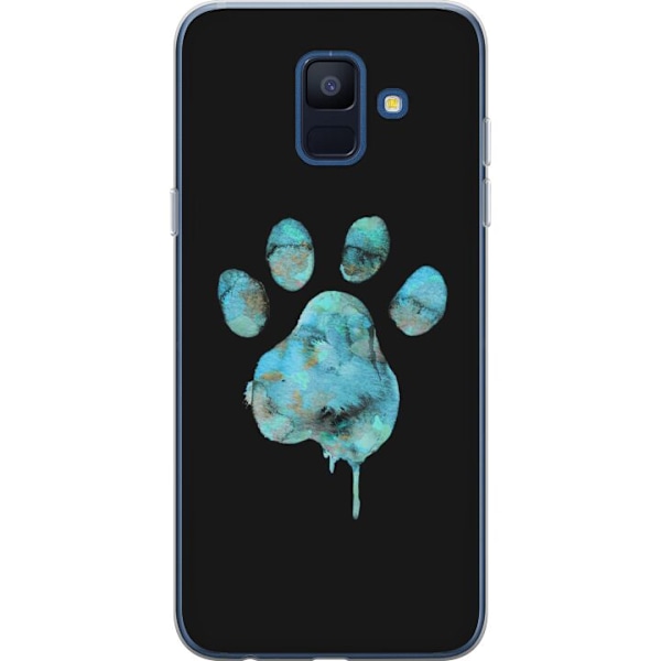 Samsung Galaxy A6 (2018) Läpinäkyvä kuori Tassu