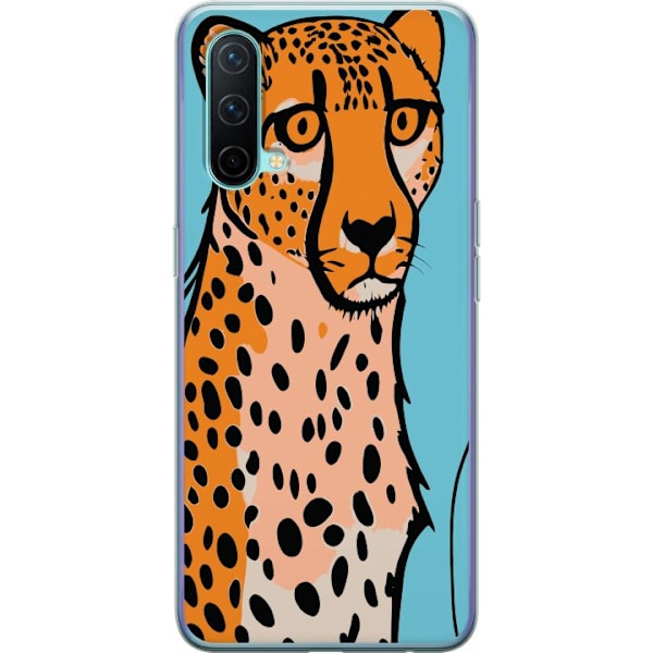 OnePlus Nord CE 5G Gennemsigtig cover Overrasket Leopard