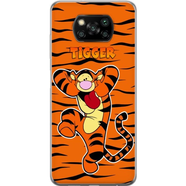 Xiaomi Poco X3 NFC Gennemsigtig cover Tiger