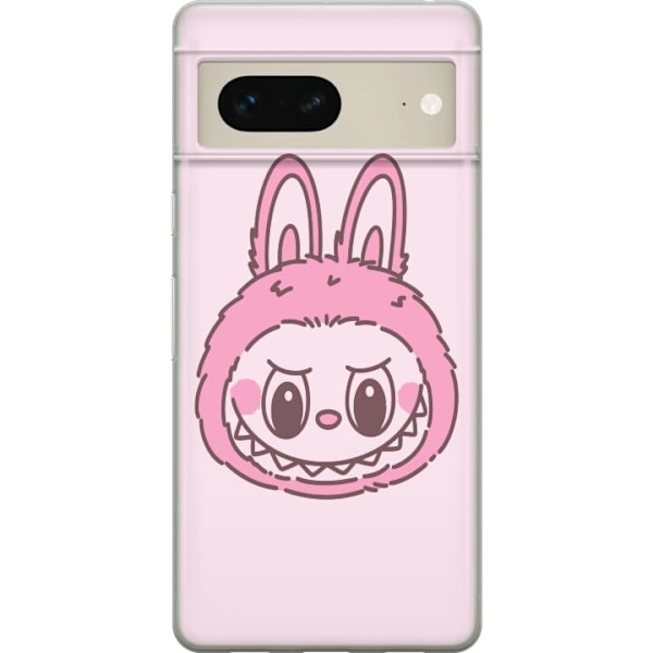 Google Pixel 7 Genomskinligt Skal Labubu Zodiac Bunny Edition
