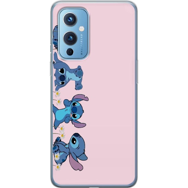 OnePlus 9 Läpinäkyvä kuori  Stitch Nauru & Leikki – Täyd