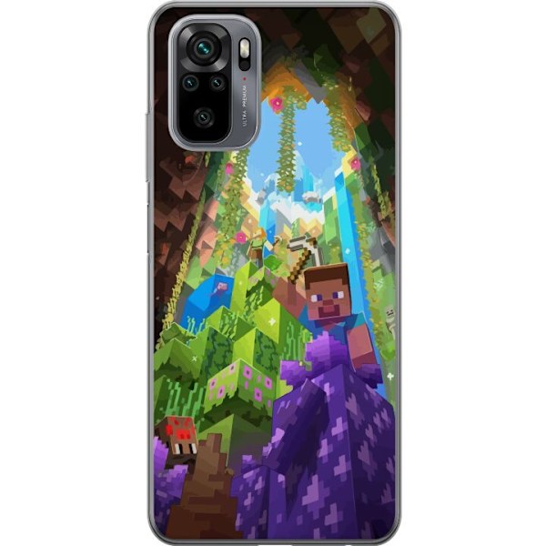 Xiaomi Redmi Note 10 Genomskinligt Skal Minecraft