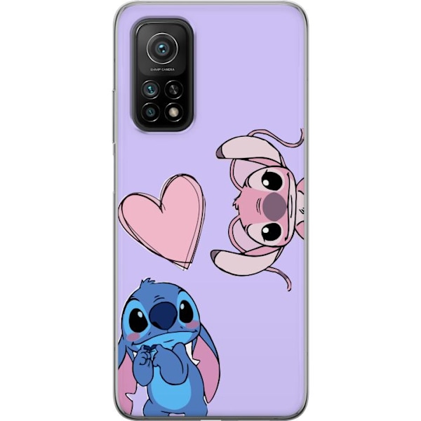 Xiaomi Mi 10T 5G Genomskinligt Skal Stitch Mode