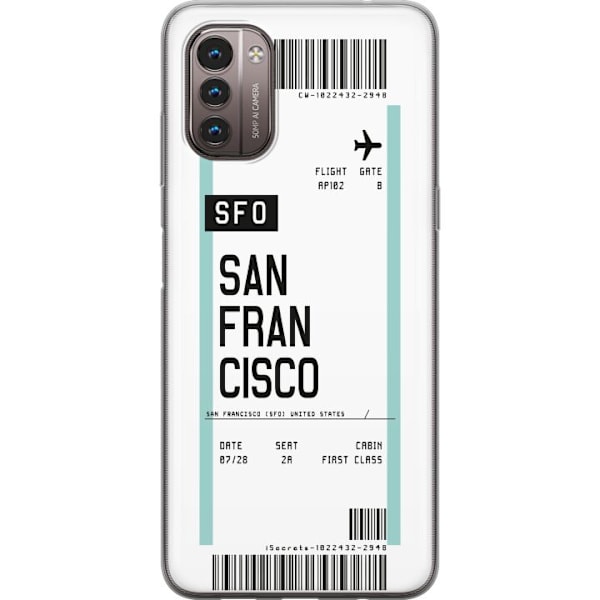 Nokia G21 Gennemsigtig cover San Francisco