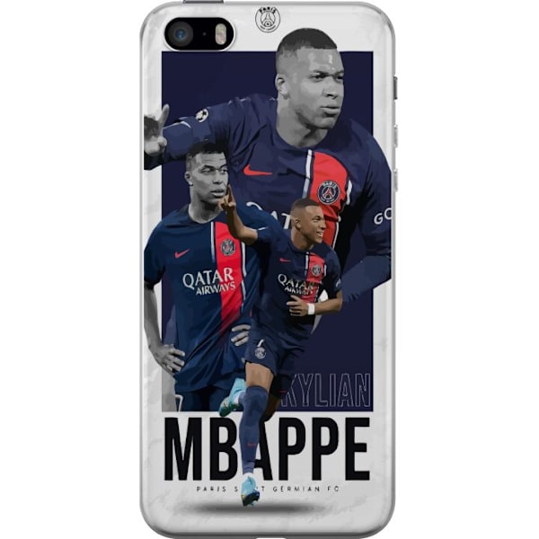 Apple iPhone SE (2016) Gennemsigtig cover Kylian Mbappé