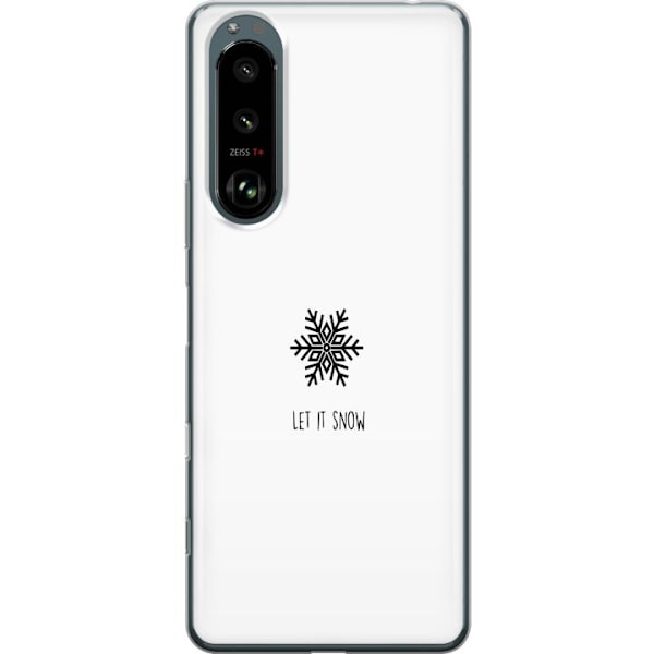 Sony Xperia 5 III Genomskinligt Skal Låt de snöa