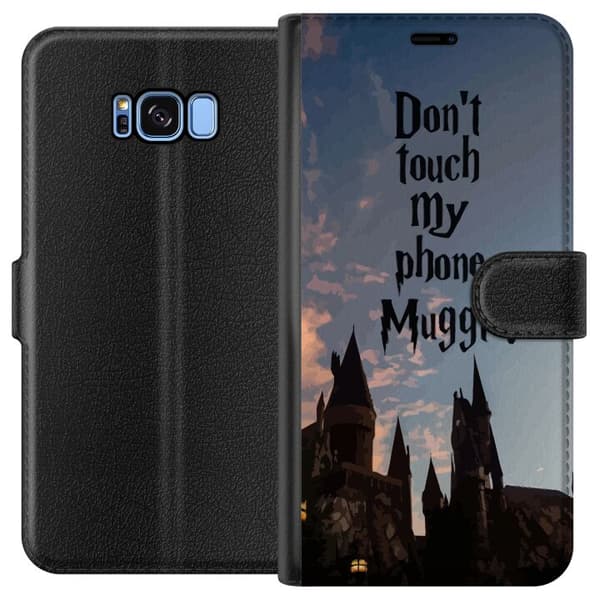 Kompatibelt Plånboksfodral till Samsung Galaxy S8 Harry Potter Text
