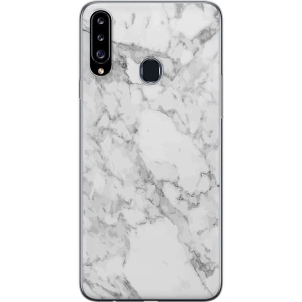 Kompatibelt Mobilskal till Samsung Galaxy A20s Marmor