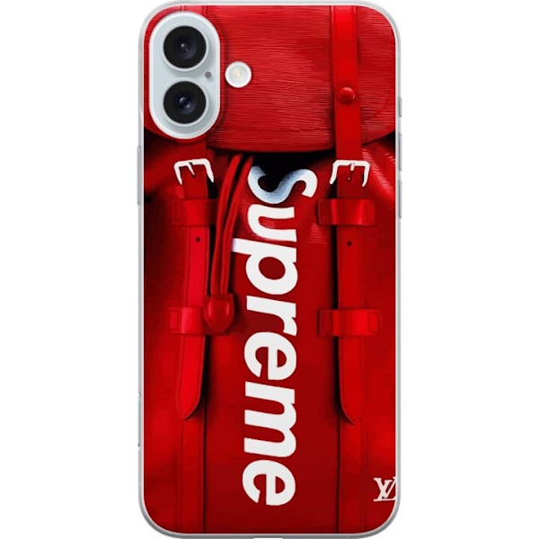 Apple iPhone 16 Plus Gennemsigtig cover Backpack Supreme - LV