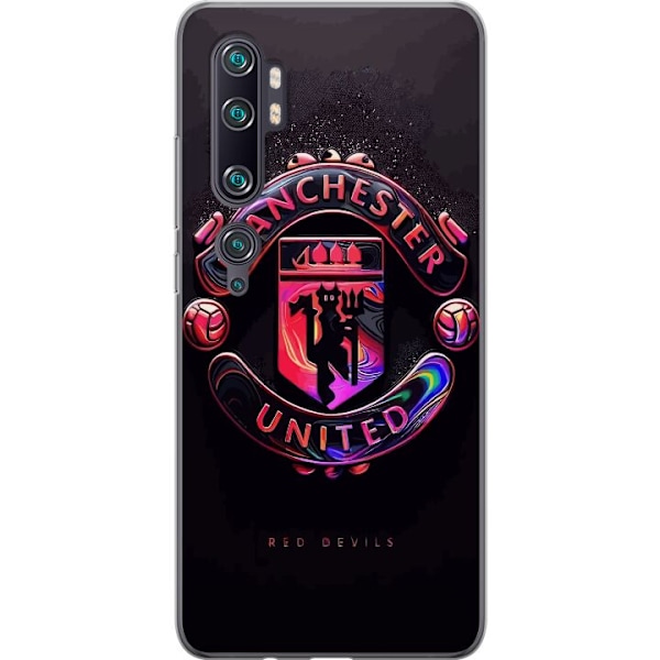 Xiaomi Mi Note 10 Pro Gennemsigtig cover Manchester United