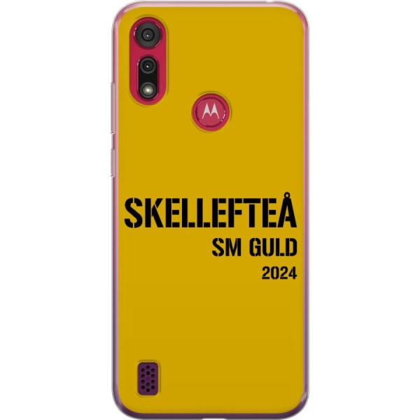 Motorola Moto E6s (2020) Genomskinligt Skal Skellefteå SM GUL