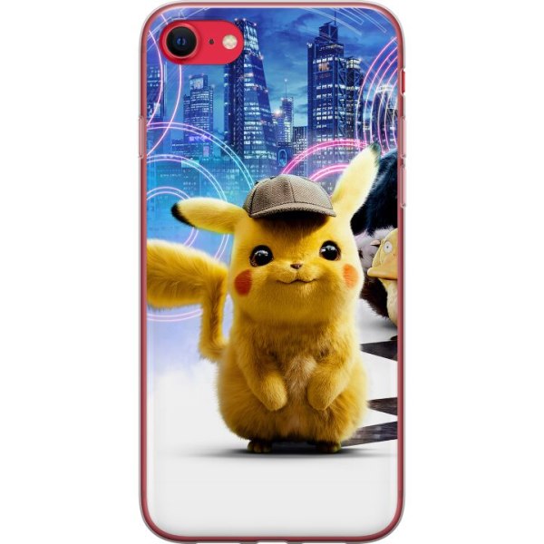 Apple iPhone 7 Genomskinligt Skal Detective Pikachu - Pikachu