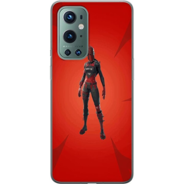 OnePlus 9 Pro Gennemsigtig cover Fortnite - Rød Ridder
