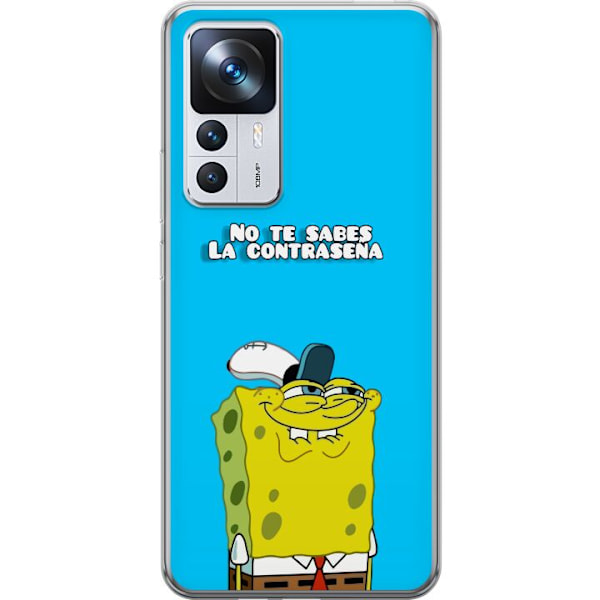 Xiaomi 12T Gennemsigtig cover SvampeBob Firkant