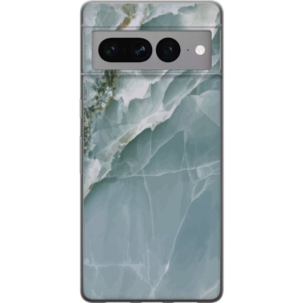 Google Pixel 7 Pro Läpinäkyvä kuori Marmori Jäävuori