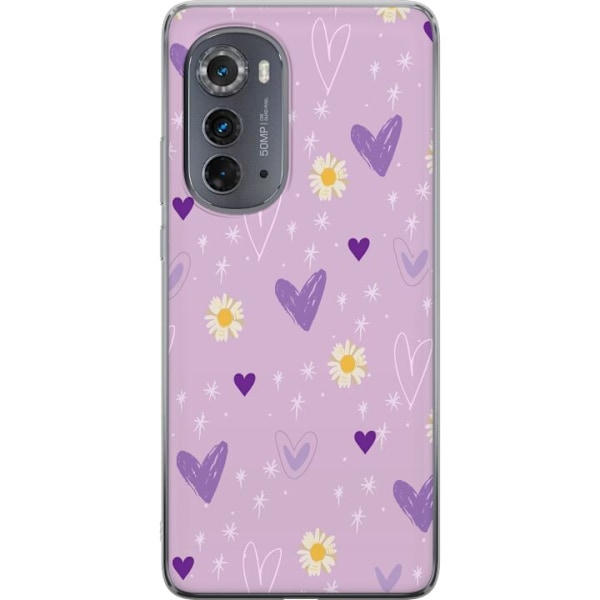 Motorola Edge (2022) Gennemsigtig cover Blomster