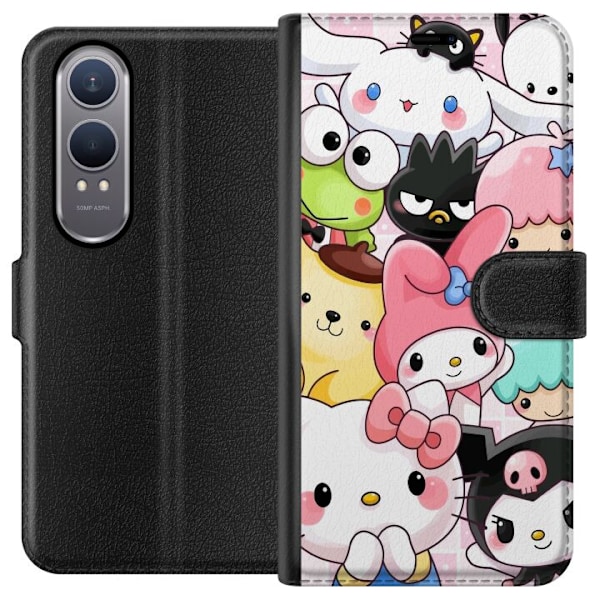OnePlus Nord CE4 Lite Tegnebogsetui Kawaii Sanrio Crew