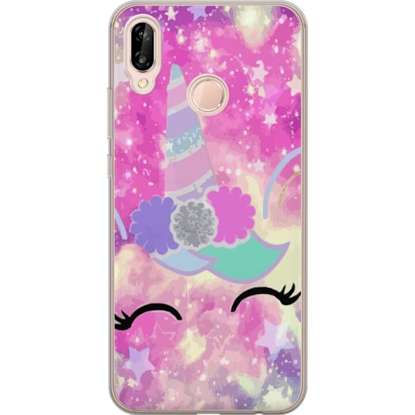 Huawei P20 lite Skal / Mobilskal - Unicorn Enhörning