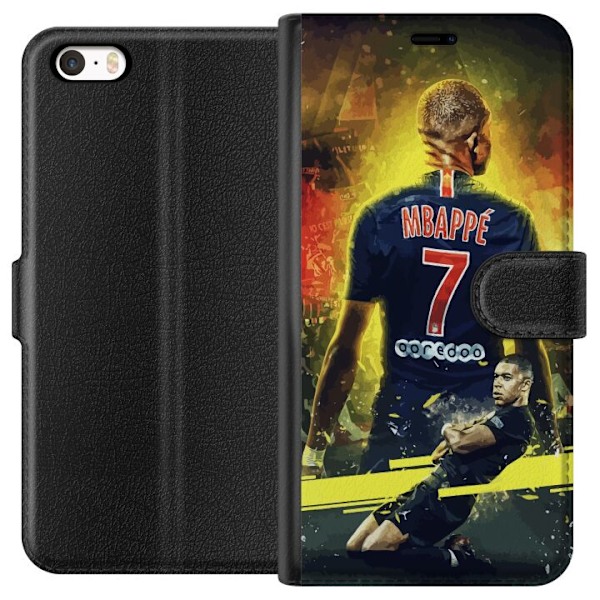 Apple iPhone 5 Plånboksfodral Kylian Mbappé