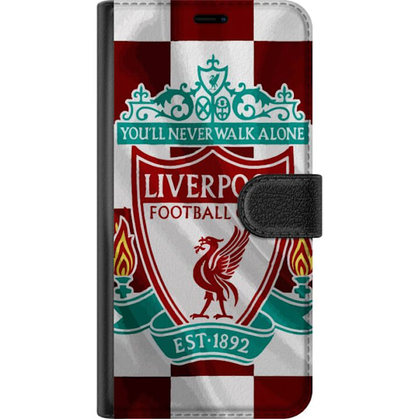 Apple iPhone 15 Lompakkokotelo Liverpool FC