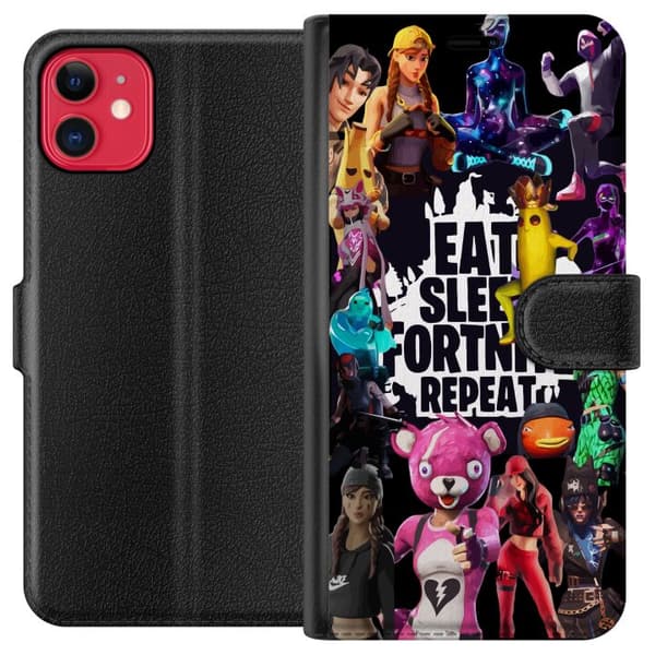 Kompatibel Tegnebogsetui til Apple iPhone 11 Fortnite