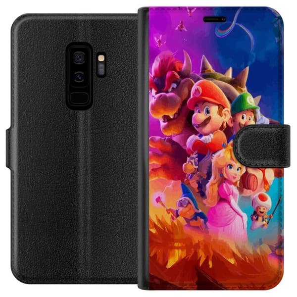 Kompatibel Tegnebogsetui til Samsung Galaxy S9+ Super Mario Bros