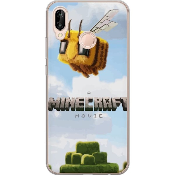 Huawei P20 lite Genomskinligt Skal A Minecraft Movie