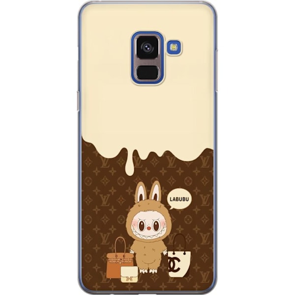 Samsung Galaxy A8 (2018) Genomskinligt Skal Labubu Blue Chill