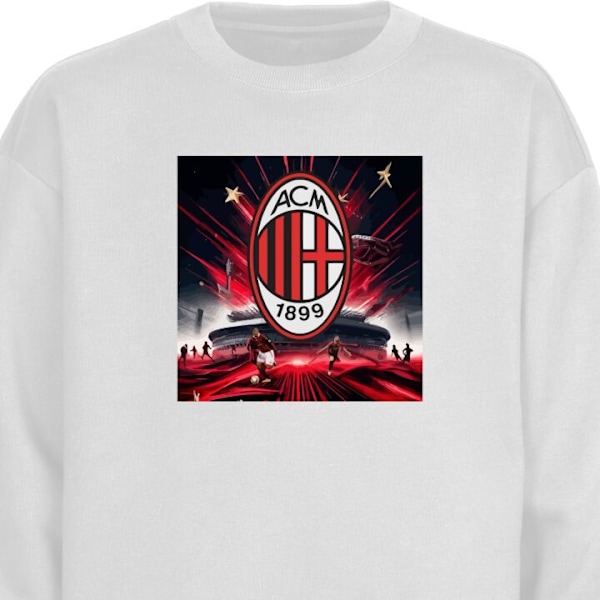 Sweatshirt for Voksen | Klassisk Collegegenser AC Milan