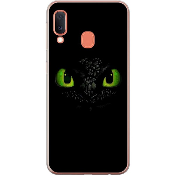 Samsung Galaxy A20e Genomskinligt Skal Draktränaren How to Train Your Dragon