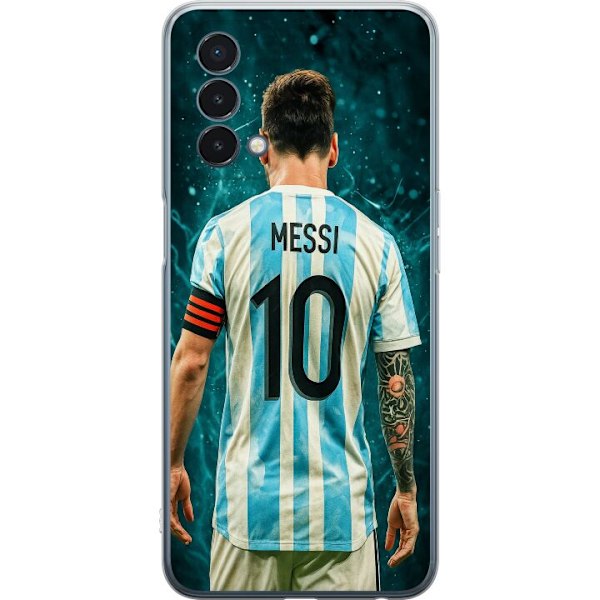 OnePlus Nord N200 5G Läpinäkyvä kuori Messi