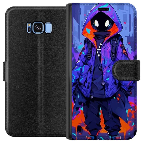 Kompatibel Tegnebogsetui til Samsung Galaxy S8 Anime
