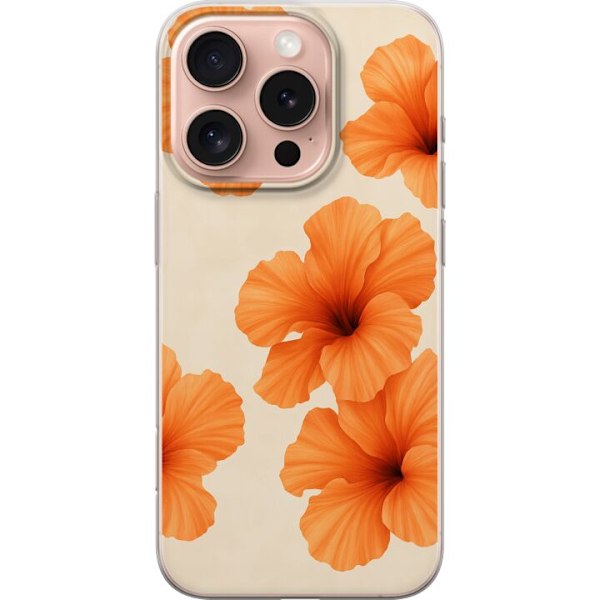 Apple iPhone 16 Pro Gjennomsiktig deksel Papaya Punch