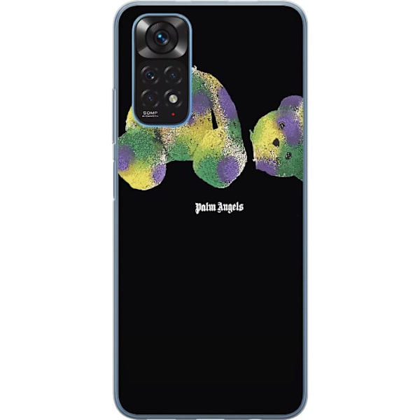 Xiaomi Redmi Note 11S Gennemsigtig cover Teddy Palm Angels