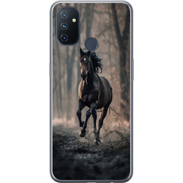 OnePlus Nord N100 Gennemsigtig cover Løbende Hest