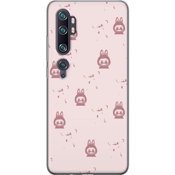 Xiaomi Mi Note 10 Pro Läpinäkyvä kuori Labubu Neon Pop - Neonvärinen pop art hirviö