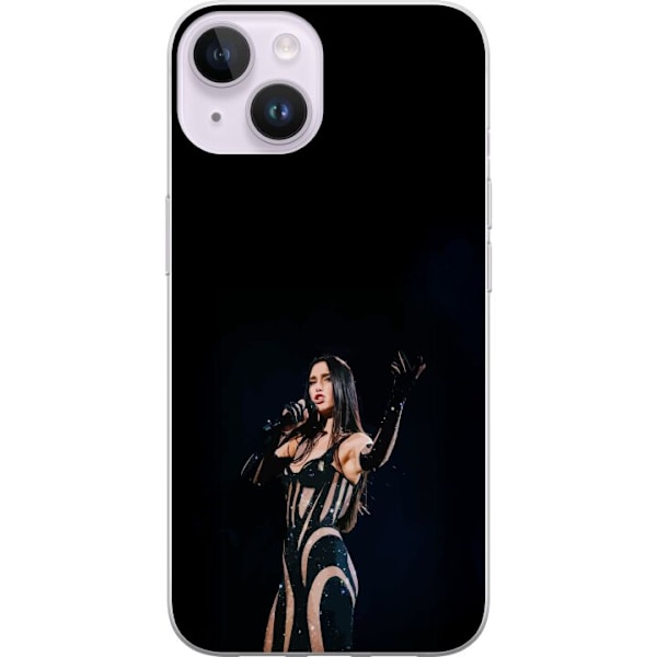 Apple iPhone 15 Gjennomsiktig deksel Dua Lipa – Pop Star Aes