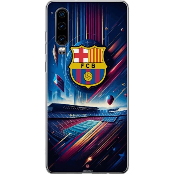 Huawei P30 Läpinäkyvä kuori FC Barcelona